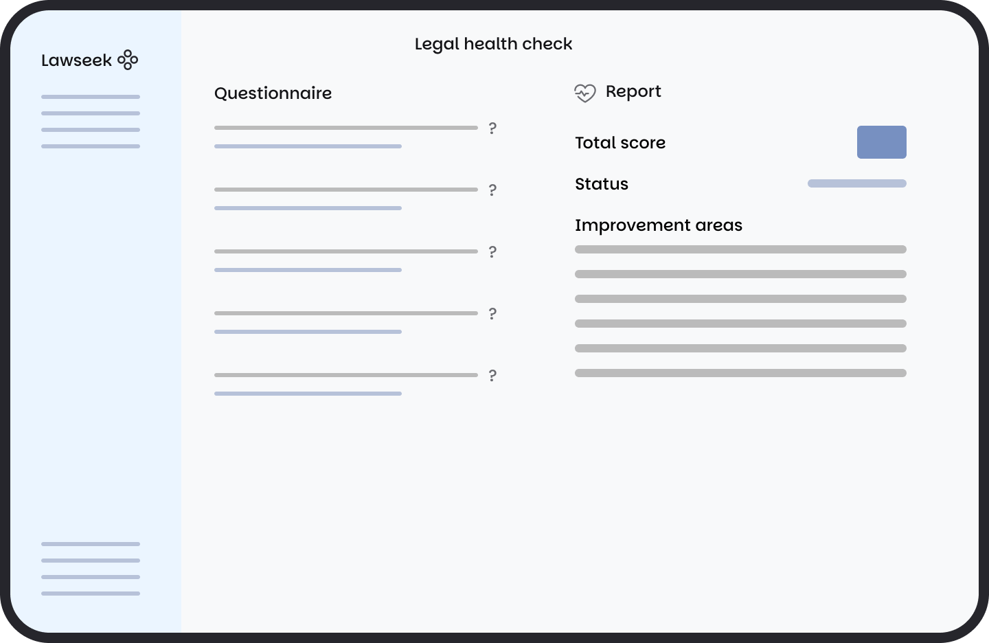 Legal compliance check tools